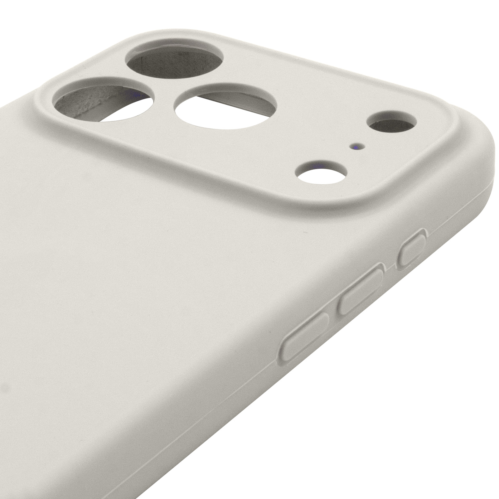 Чехол Silk Full Camera Protective (AA) NO LOGO для Apple iPhone 17 Pro / 18 Pro (6.3"), Бежевый / Antique White 4, Силикон, купить оптом с доставкой