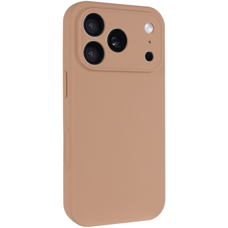 Чехол Silk Full Camera Protective (AA) NO LOGO для Apple iPhone 17 Pro / 18 Pro (6.3"), Бежевый / Desert Gold, Силикон, купить оптом с доставкой