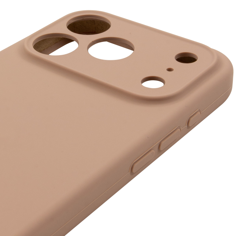Чехол Silk Full Camera Protective (AA) NO LOGO для Apple iPhone 17 Pro / 18 Pro (6.3"), Бежевый / Desert Gold 3, Силикон, купить оптом с доставкой