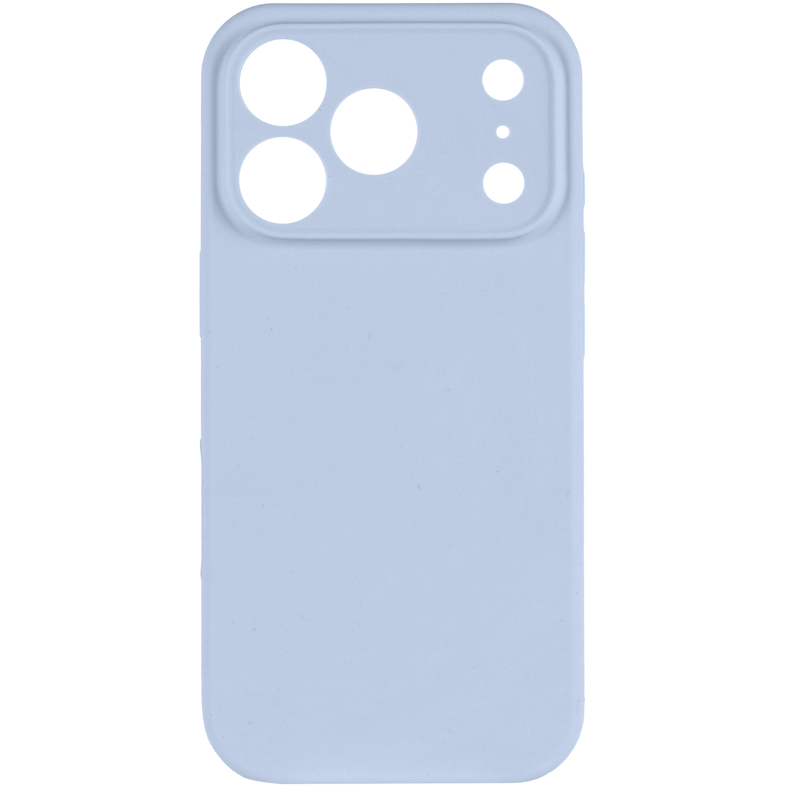 Чехол Silk Full Camera Protective (AA) NO LOGO для Apple iPhone 17 Pro / 18 Pro (6.3"), Голубой / Lilac Blue 1, Силикон, купить оптом с доставкой