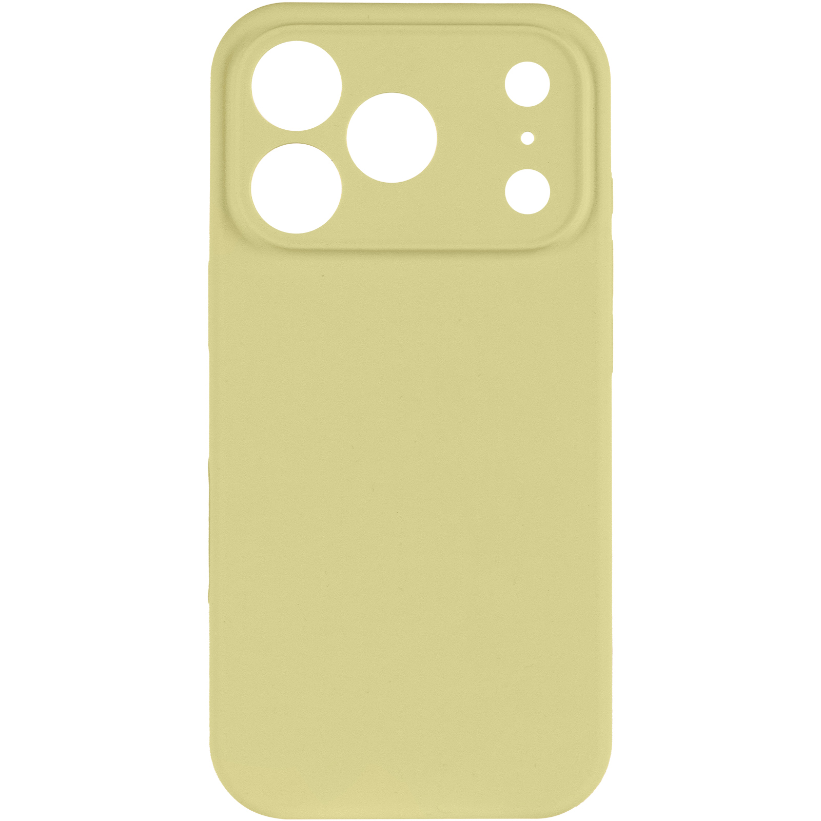 Чехол Silk Full Camera Protective (AA) NO LOGO для Apple iPhone 17 Pro / 18 Pro (6.3"), Желтый / Mellow Yellow 1, Силикон, купить оптом с доставкой