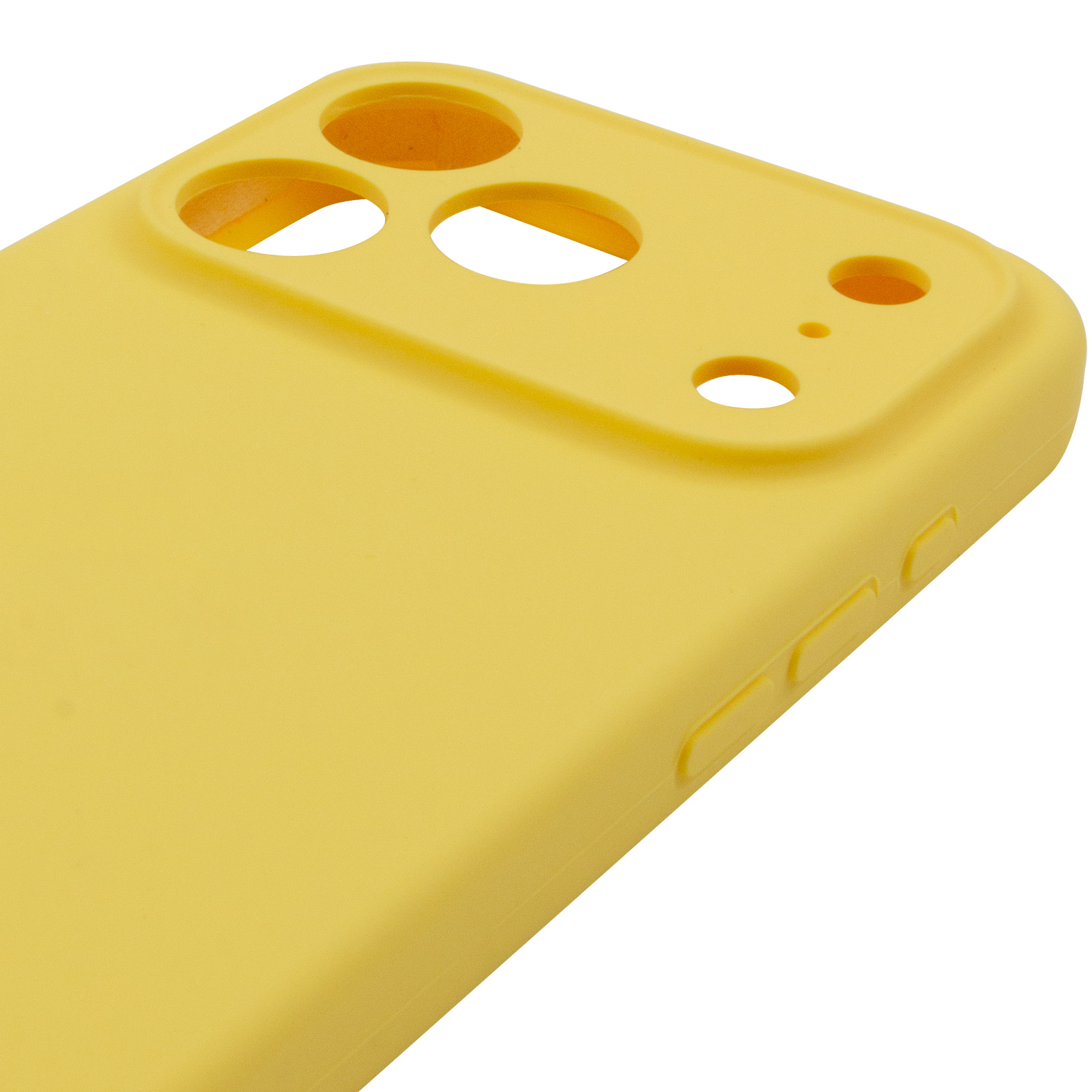 Чехол Silk Full Camera Protective (AA) NO LOGO для Apple iPhone 17 Pro / 18 Pro (6.3"), Желтый / Yellow 3, Силикон, купить оптом с доставкой
