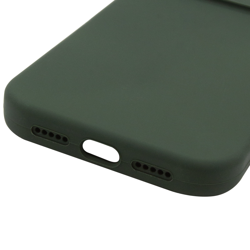 Чехол Silk Full Camera Protective (AA) NO LOGO для Apple iPhone 17 Pro / 18 Pro (6.3"), Зеленый / Cyprus Green 4, Силикон, купить оптом с доставкой