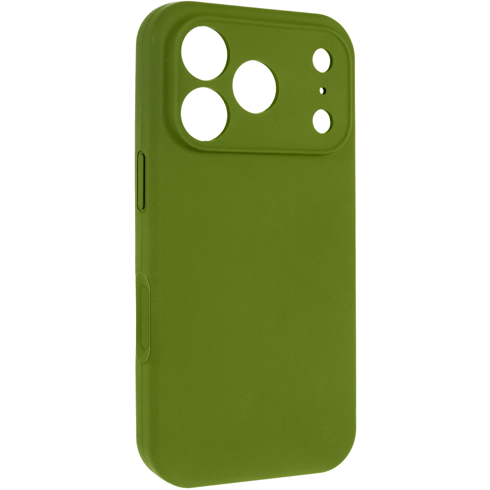 Чехол Silk Full Camera Protective (AA) NO LOGO для Apple iPhone 17 Pro / 18 Pro (6.3"), Зеленый / Dark Olive, Силикон, купить оптом с доставкой