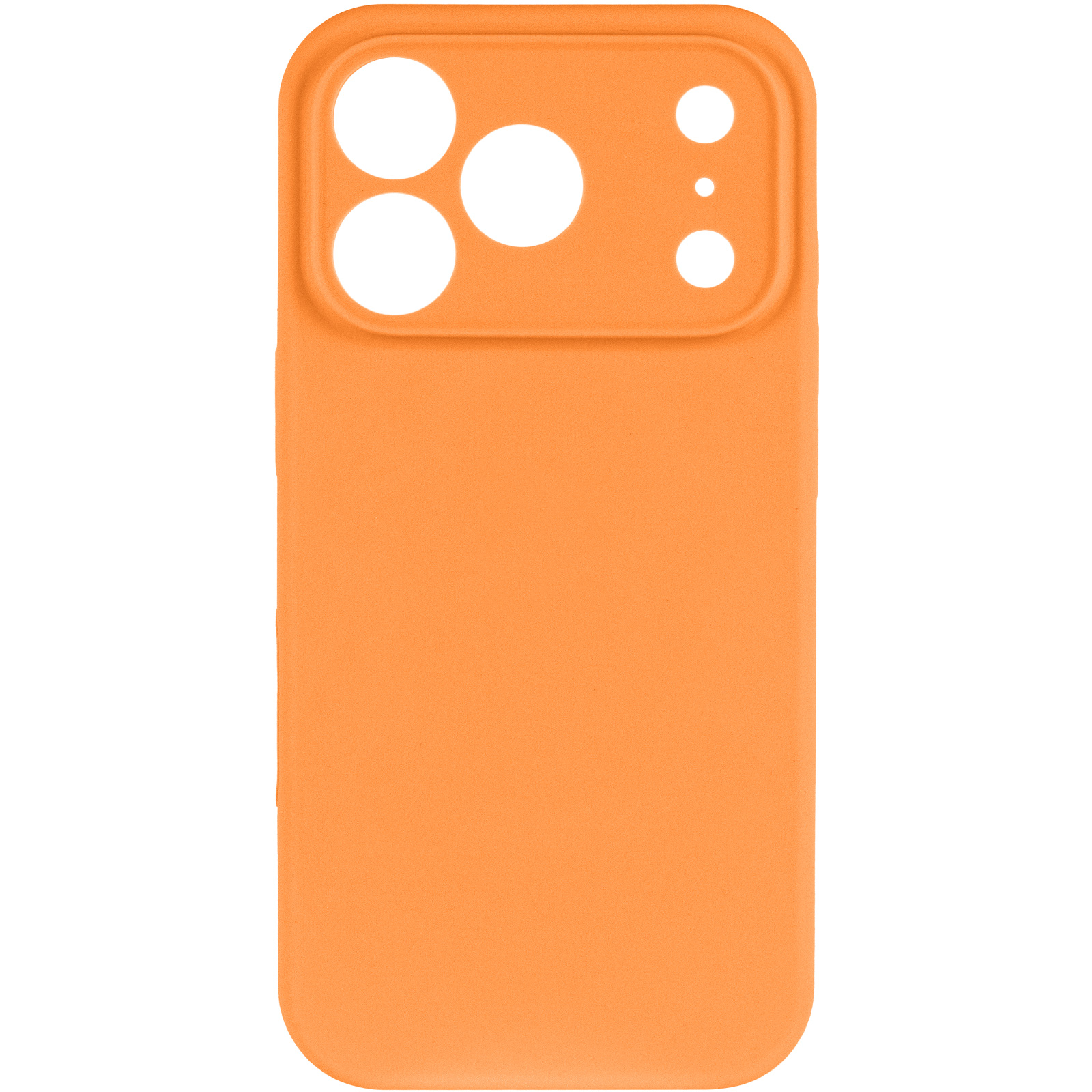 Чехол Silk Full Camera Protective (AA) NO LOGO для Apple iPhone 17 Pro / 18 Pro (6.3"), Оранжевый / Orange 1, Силикон, купить оптом с доставкой