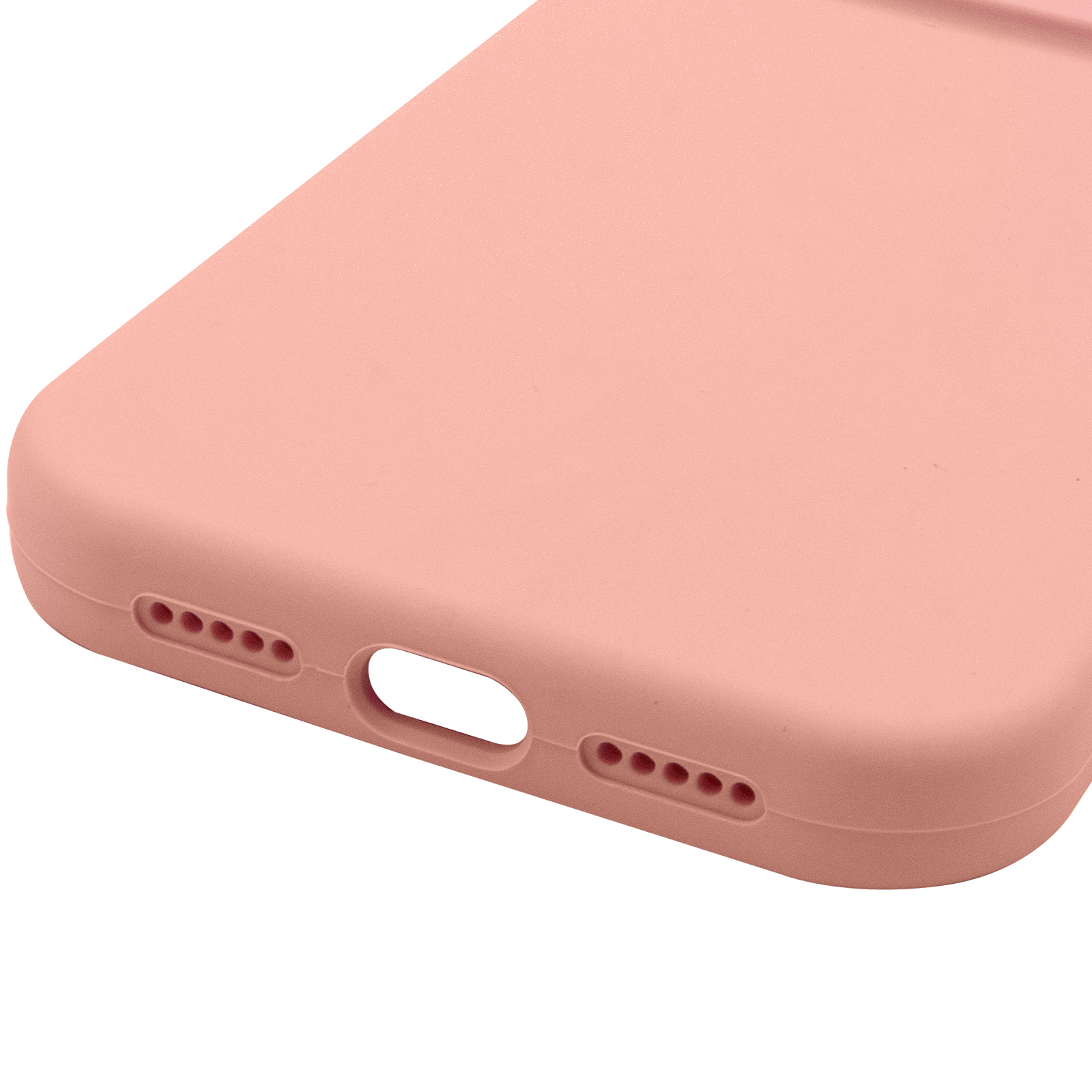 Чехол Silk Full Camera Protective (AA) NO LOGO для Apple iPhone 17 Pro / 18 Pro (6.3"), Персиковый / Peach 4, Силикон, купить оптом с доставкой