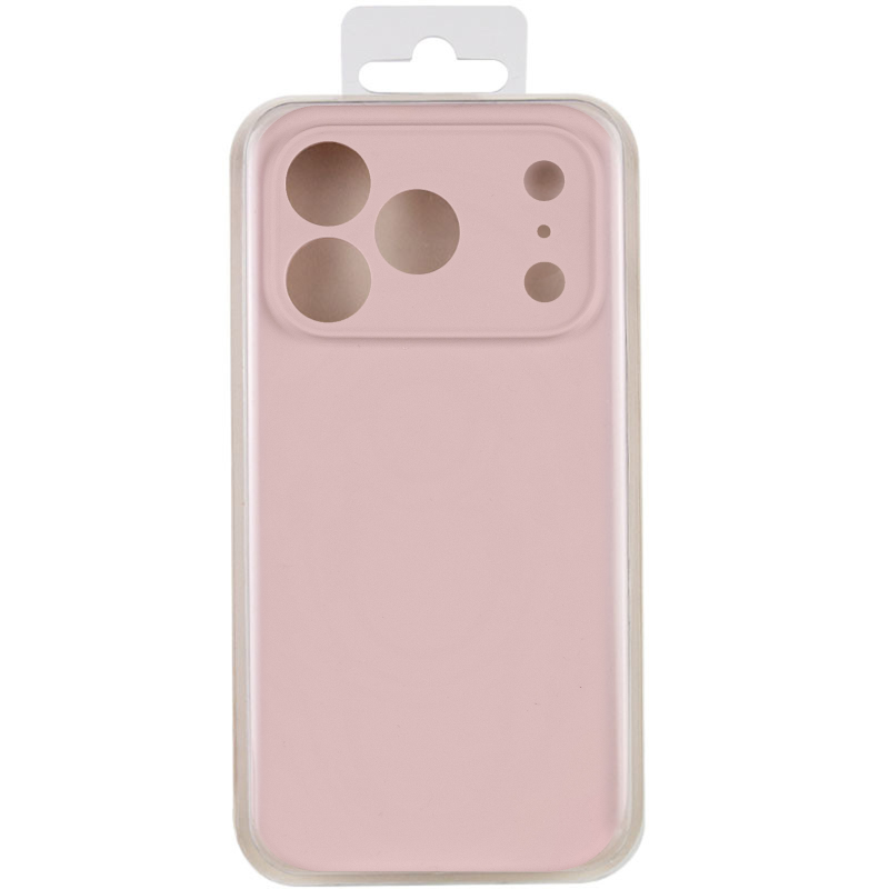 Чехол Silk Full Camera Protective (AA) NO LOGO для Apple iPhone 17 Pro / 18 Pro (6.3"), Розовый / Chalk Pink 5, Силикон, купить оптом с доставкой