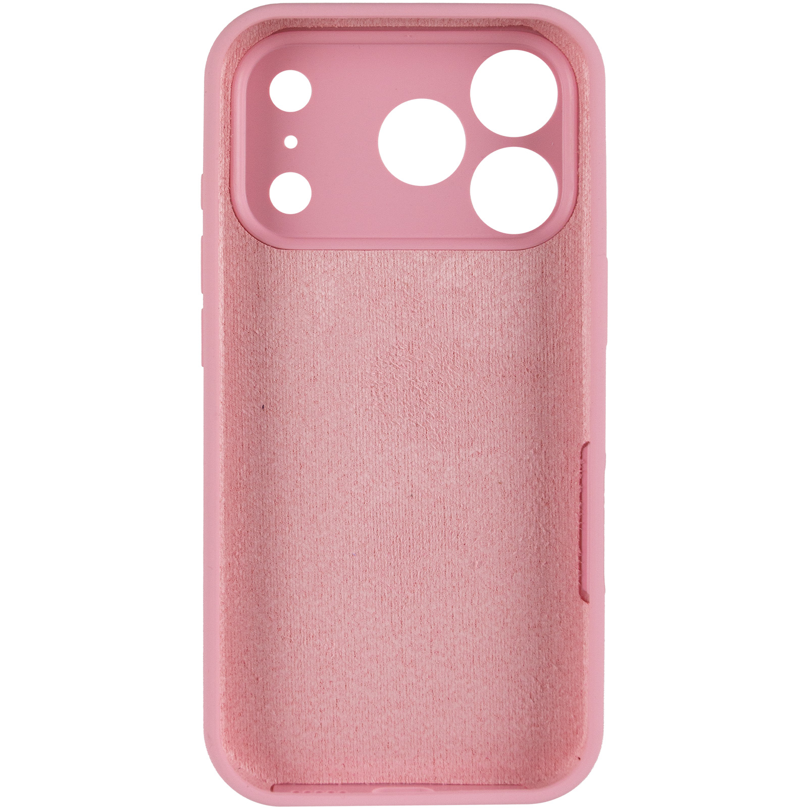Чехол Silk Full Camera Protective (AA) NO LOGO для Apple iPhone 17 Pro / 18 Pro (6.3"), Розовый / Light pink 2, Силикон, купить оптом с доставкой