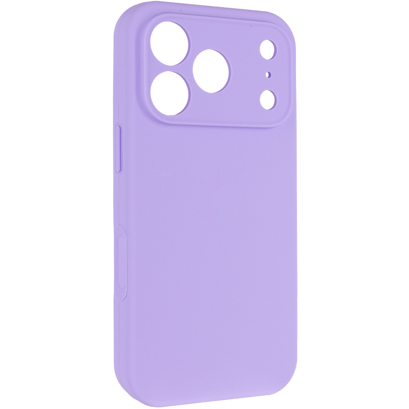 Чехол Silk Full Camera Protective (AA) NO LOGO для Apple iPhone 17 Pro / 18 Pro (6.3"), Сиреневый / Dasheen, Силикон, купить оптом с доставкой