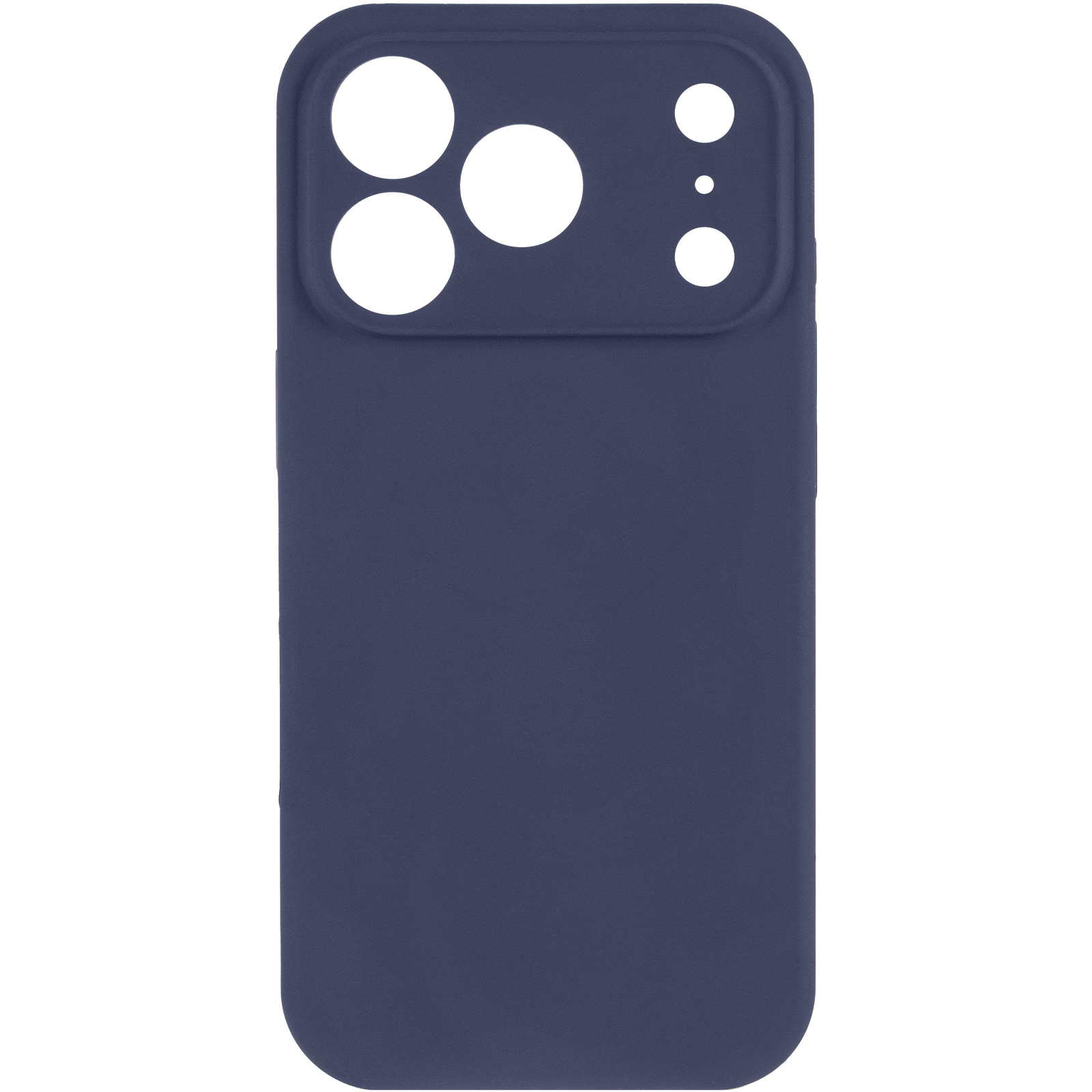 Чехол Silk Full Camera Protective (AA) NO LOGO для Apple iPhone 17 Pro / 18 Pro (6.3"), Темно-синий / Midnight blue 1, Силикон, купить оптом с доставкой