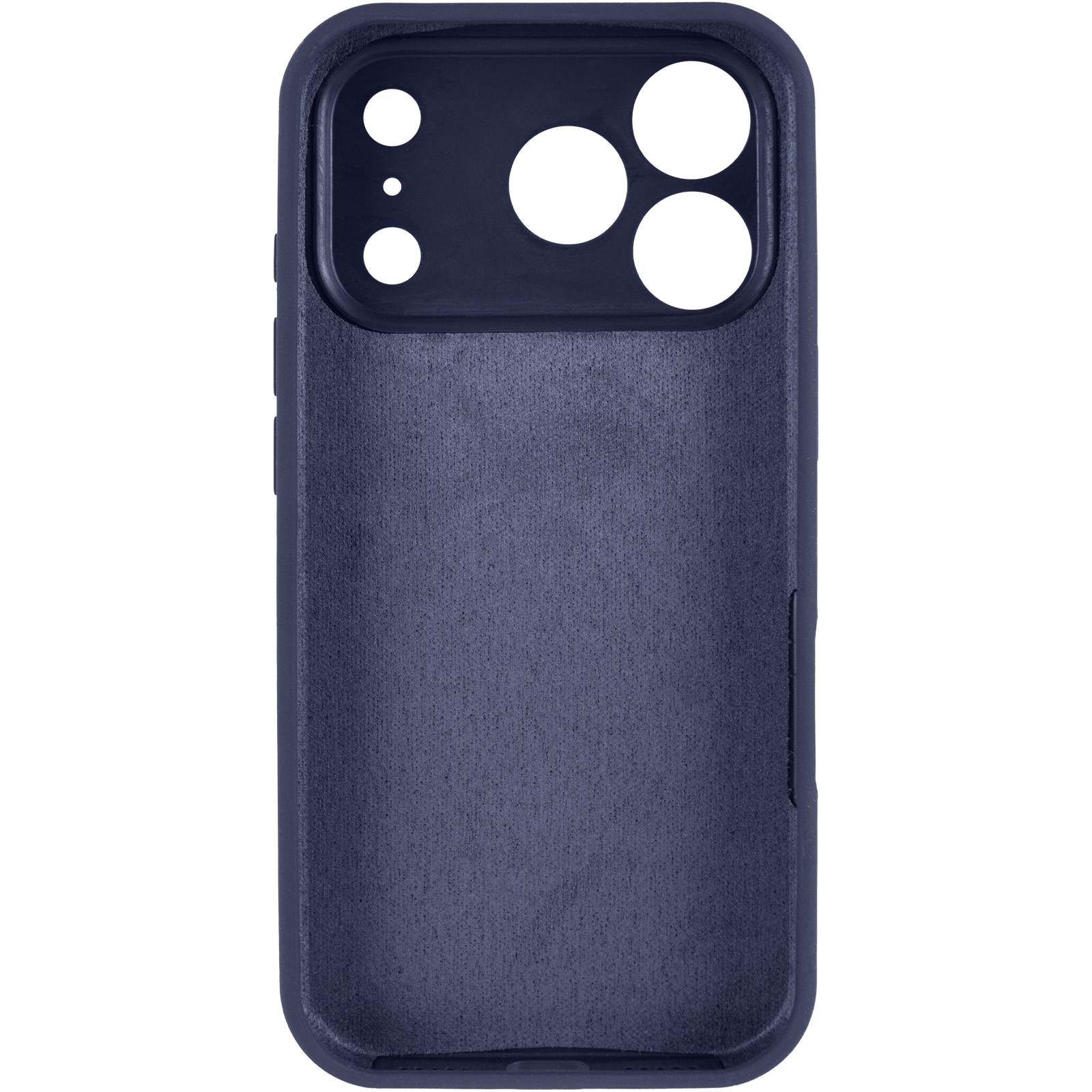 Чехол Silk Full Camera Protective (AA) NO LOGO для Apple iPhone 17 Pro / 18 Pro (6.3"), Темно-синий / Midnight blue 2, Силикон, купить оптом с доставкой