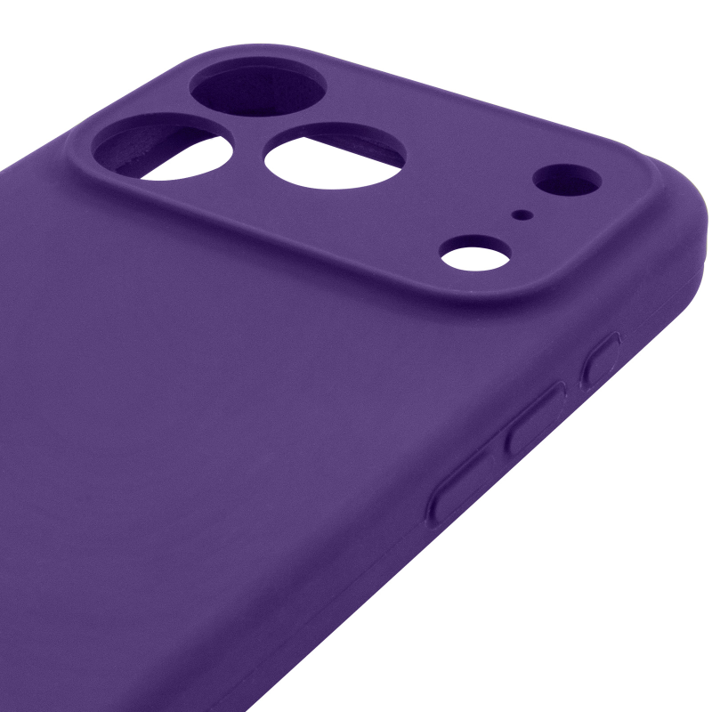 Чехол Silk Full Camera Protective (AA) NO LOGO для Apple iPhone 17 Pro / 18 Pro (6.3"), Фиолетовый / Amethyst 3, Силикон, купить оптом с доставкой