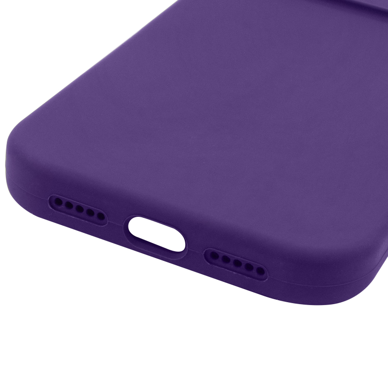 Чехол Silk Full Camera Protective (AA) NO LOGO для Apple iPhone 17 Pro / 18 Pro (6.3"), Фиолетовый / Amethyst 4, Силикон, купить оптом с доставкой
