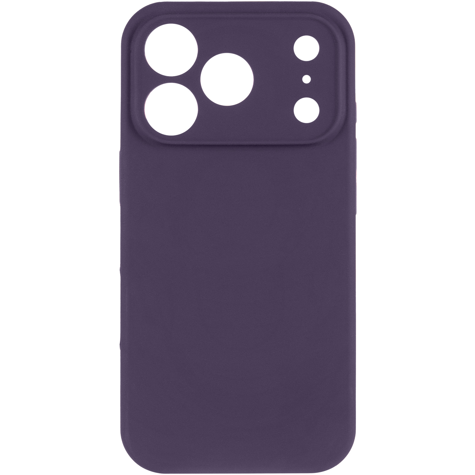 Чехол Silk Full Camera Protective (AA) NO LOGO для Apple iPhone 17 Pro / 18 Pro (6.3"), Фиолетовый / Elderberry 1, Силикон, купить оптом с доставкой