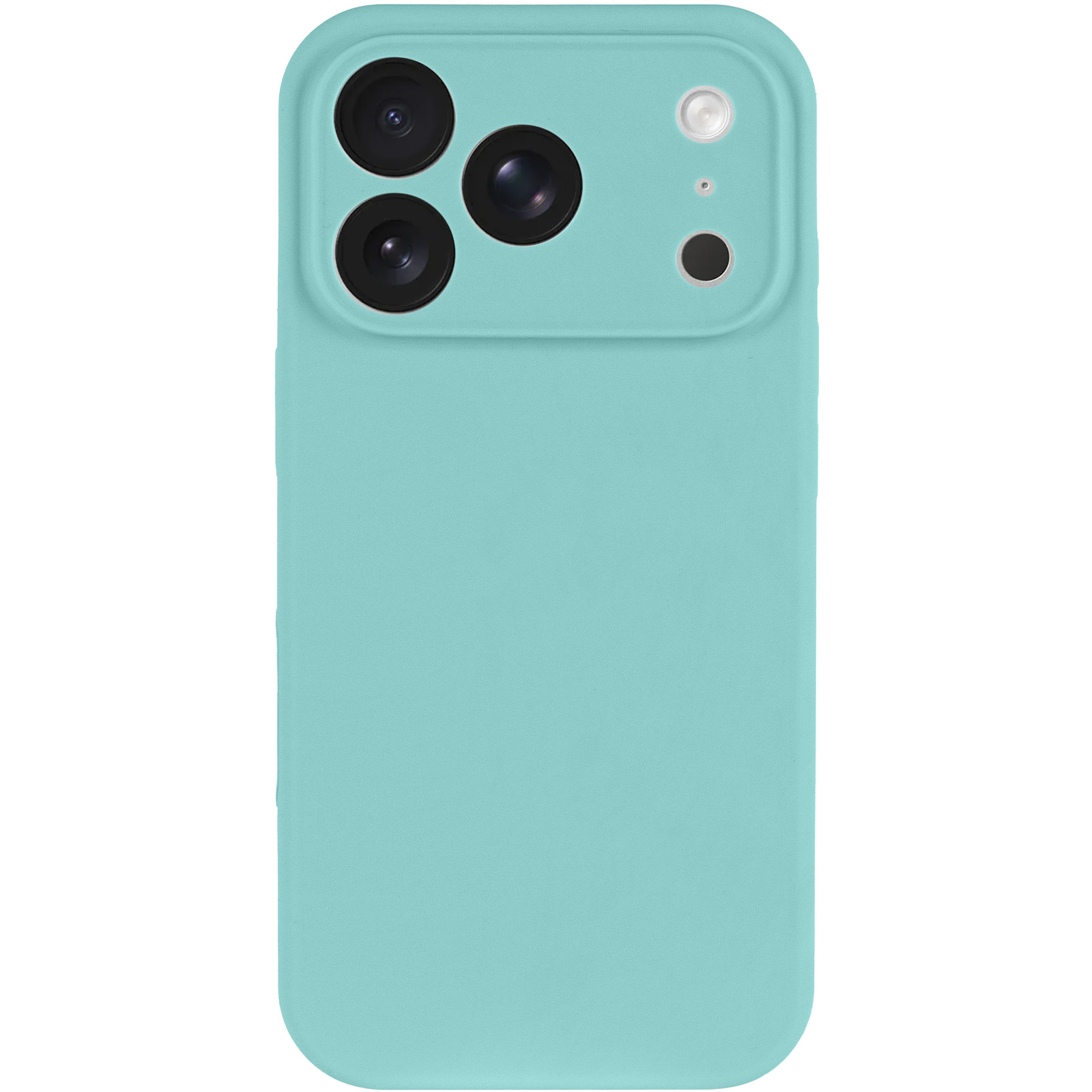 Чохол Silk Full Camera Protective (AA) NO LOGO для Apple iPhone 17 Pro (6.3"), Бірюзовий / Marine Green 1, Силікон, купити оптом з доставкою
