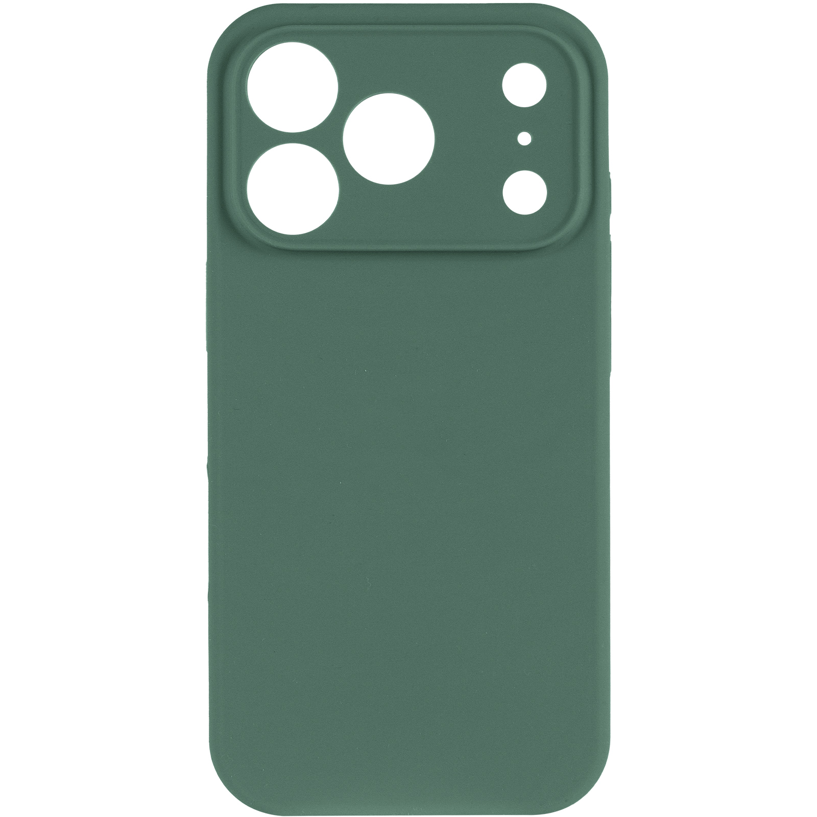 Чохол Silk Full Camera Protective (AA) NO LOGO для Apple iPhone 17 Pro (6.3"), Зелений / Pine green 1, Силікон, купити оптом з доставкою