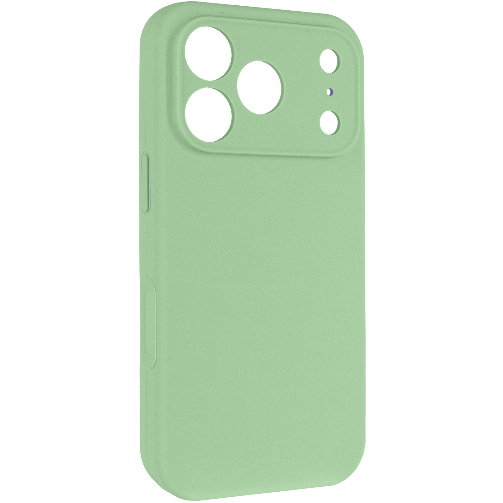 Чохол Silk Full Camera Protective (AA) NO LOGO для Apple iPhone 17 Pro (6.3"), Зелений / Pistachio, Силікон, купити оптом з доставкою
