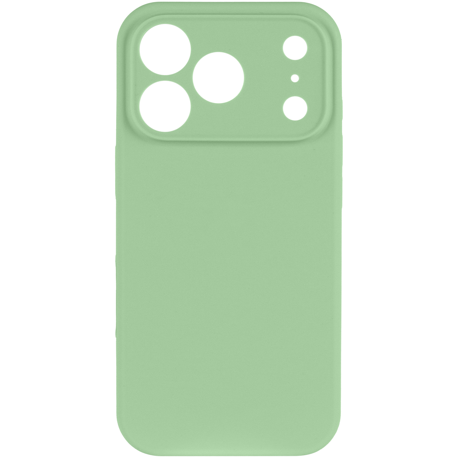 Чохол Silk Full Camera Protective (AA) NO LOGO для Apple iPhone 17 Pro (6.3"), Зелений / Pistachio 1, Силікон, купити оптом з доставкою