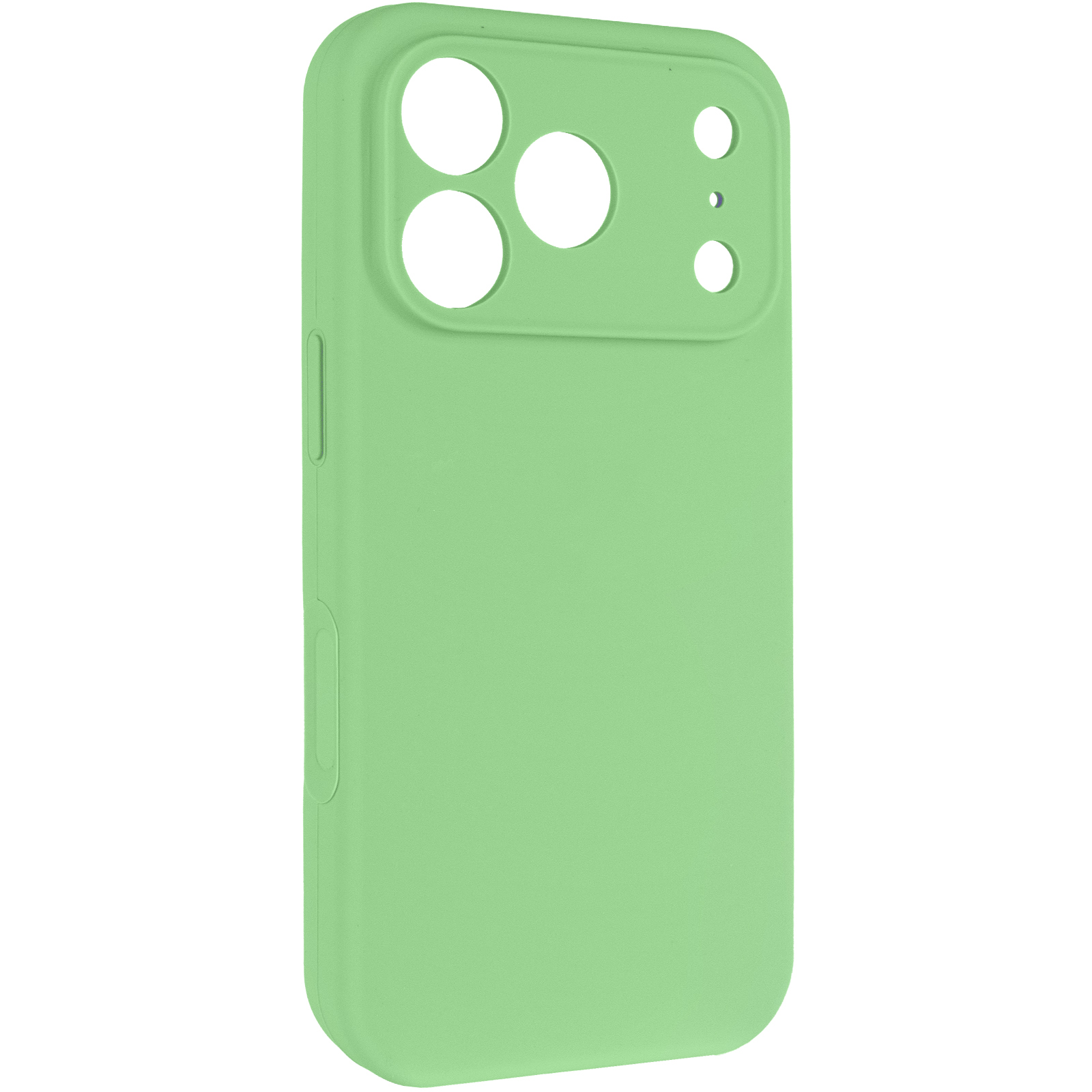 Чохол Silk Full Camera Protective (AA) NO LOGO для Apple iPhone 17 Pro (6.3"), М'ятний / Mint, Силікон, купити оптом з доставкою