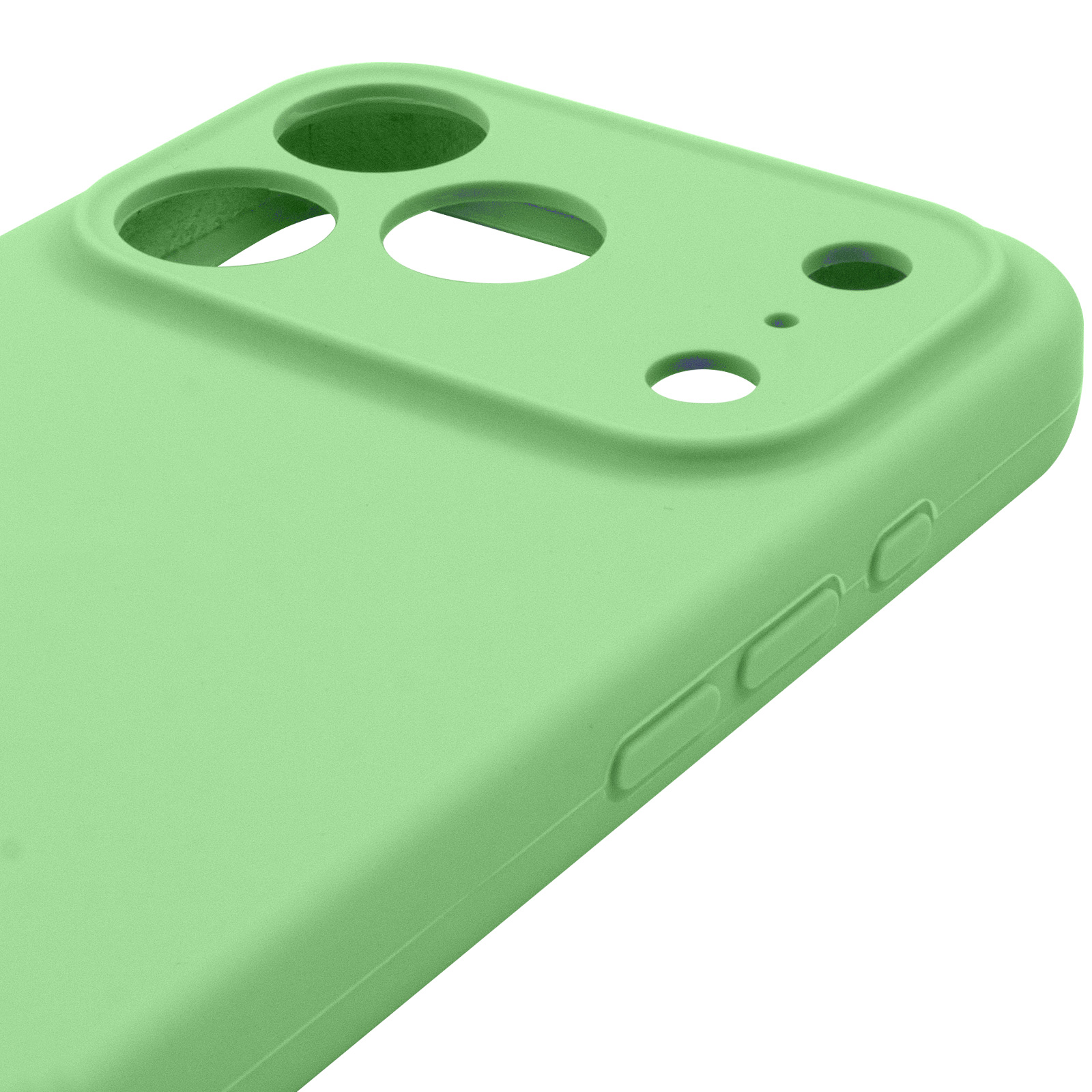 Чохол Silk Full Camera Protective (AA) NO LOGO для Apple iPhone 17 Pro (6.3"), М'ятний / Mint 3, Силікон, купити оптом з доставкою