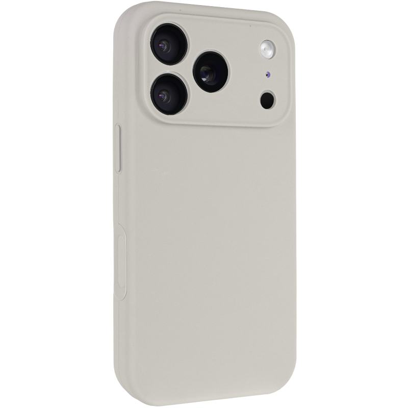 Чехол Silk Full Camera Protective (AA) NO LOGO для Apple iPhone 17 Pro Max / 18 Pro Max (6.9"), Бежевый / Antique White, Силикон, купить оптом с доставкой