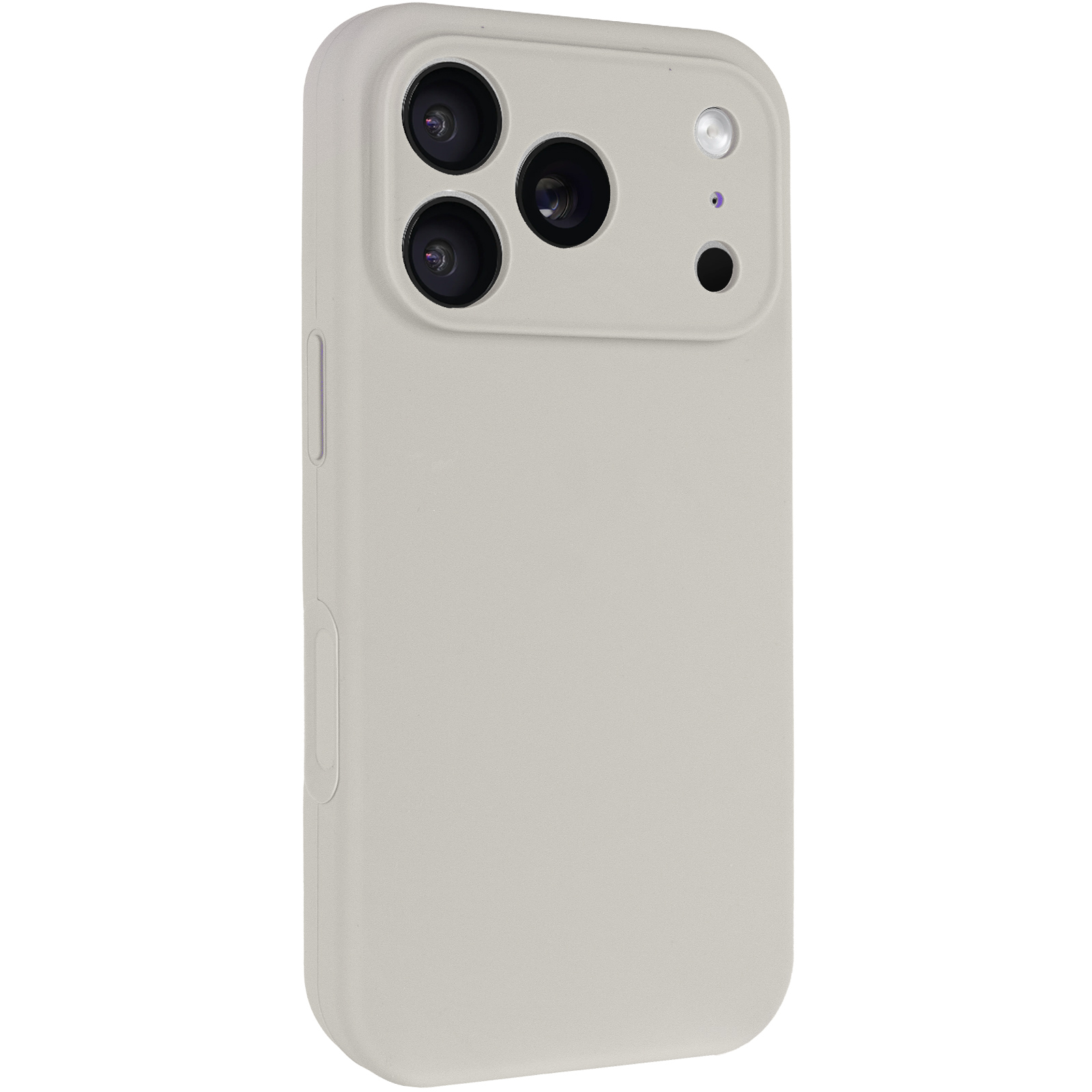 Чехол Silk Full Camera Protective (AA) NO LOGO для Apple iPhone 17 Pro Max / 18 Pro Max (6.9"), Бежевый / Antique White, Силикон, купить оптом с доставкой