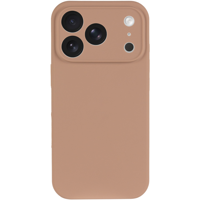 Чехол Silk Full Camera Protective (AA) NO LOGO для Apple iPhone 17 Pro Max / 18 Pro Max (6.9"), Бежевый / Desert Gold 1, Силикон, купить оптом с доставкой