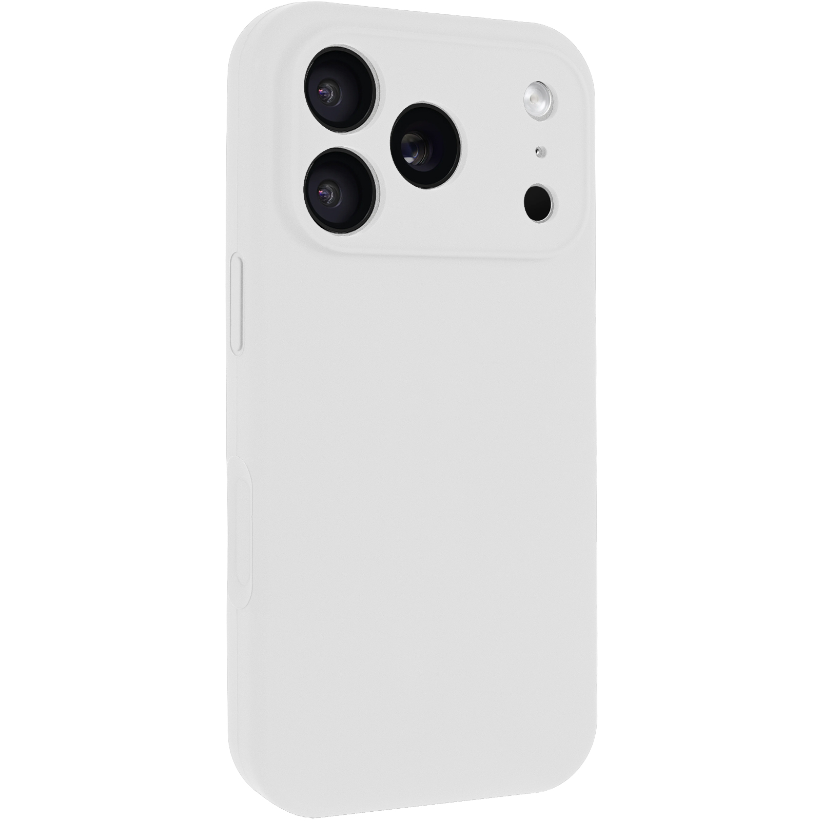 Чехол Silk Full Camera Protective (AA) NO LOGO для Apple iPhone 17 Pro Max / 18 Pro Max (6.9"), Белый / White, Силикон, купить оптом с доставкой