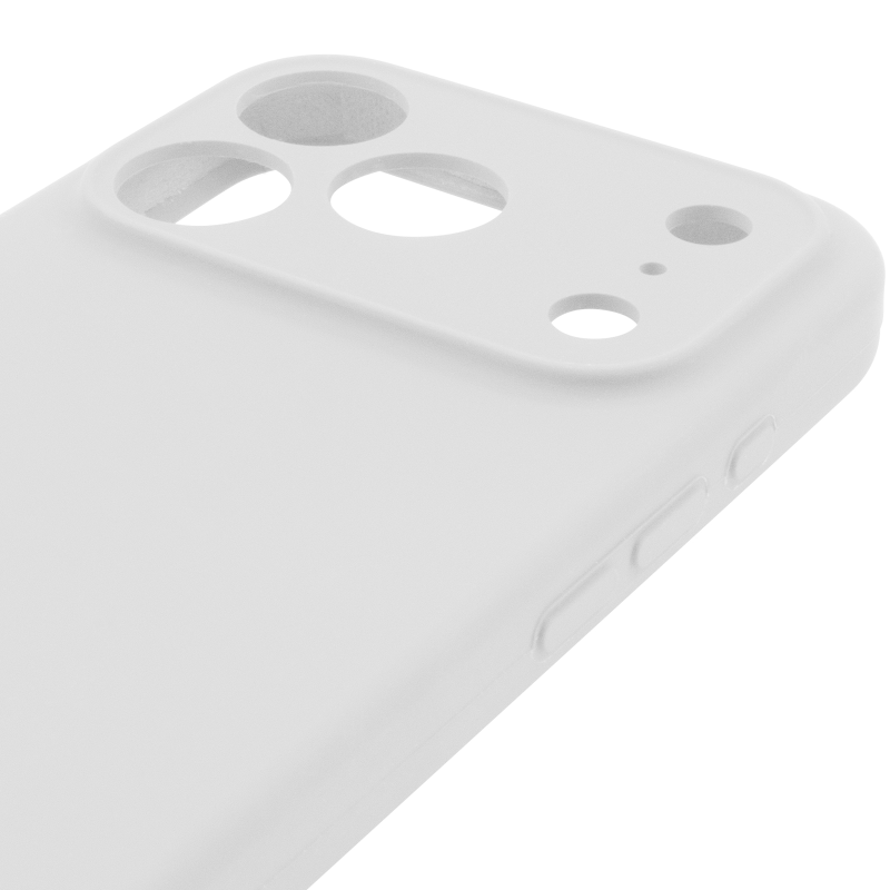 Чехол Silk Full Camera Protective (AA) NO LOGO для Apple iPhone 17 Pro Max / 18 Pro Max (6.9"), Белый / White 3, Силикон, купить оптом с доставкой