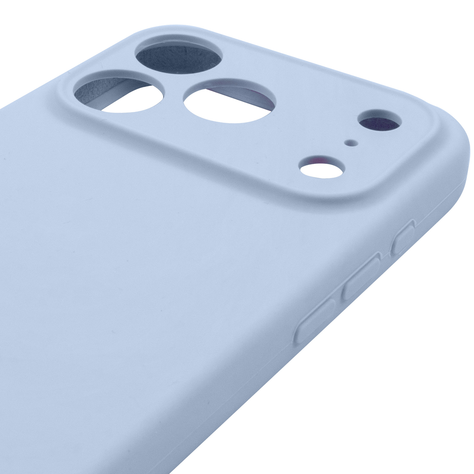 Чехол Silk Full Camera Protective (AA) NO LOGO для Apple iPhone 17 Pro Max / 18 Pro Max (6.9"), Голубой / Lilac Blue 3, Силикон, купить оптом с доставкой