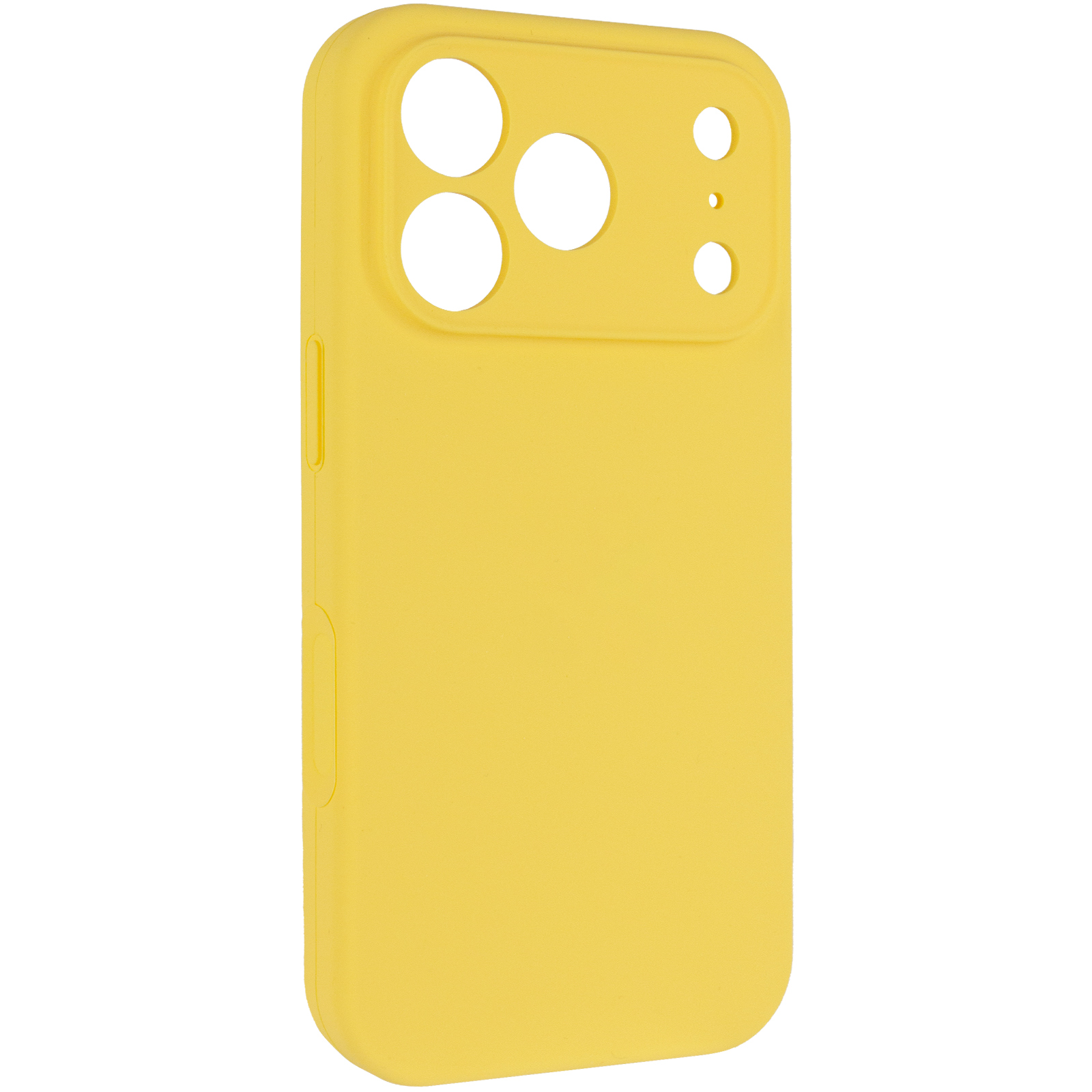 Чехол Silk Full Camera Protective (AA) NO LOGO для Apple iPhone 17 Pro Max / 18 Pro Max (6.9"), Желтый / Yellow, Силикон, купить оптом с доставкой