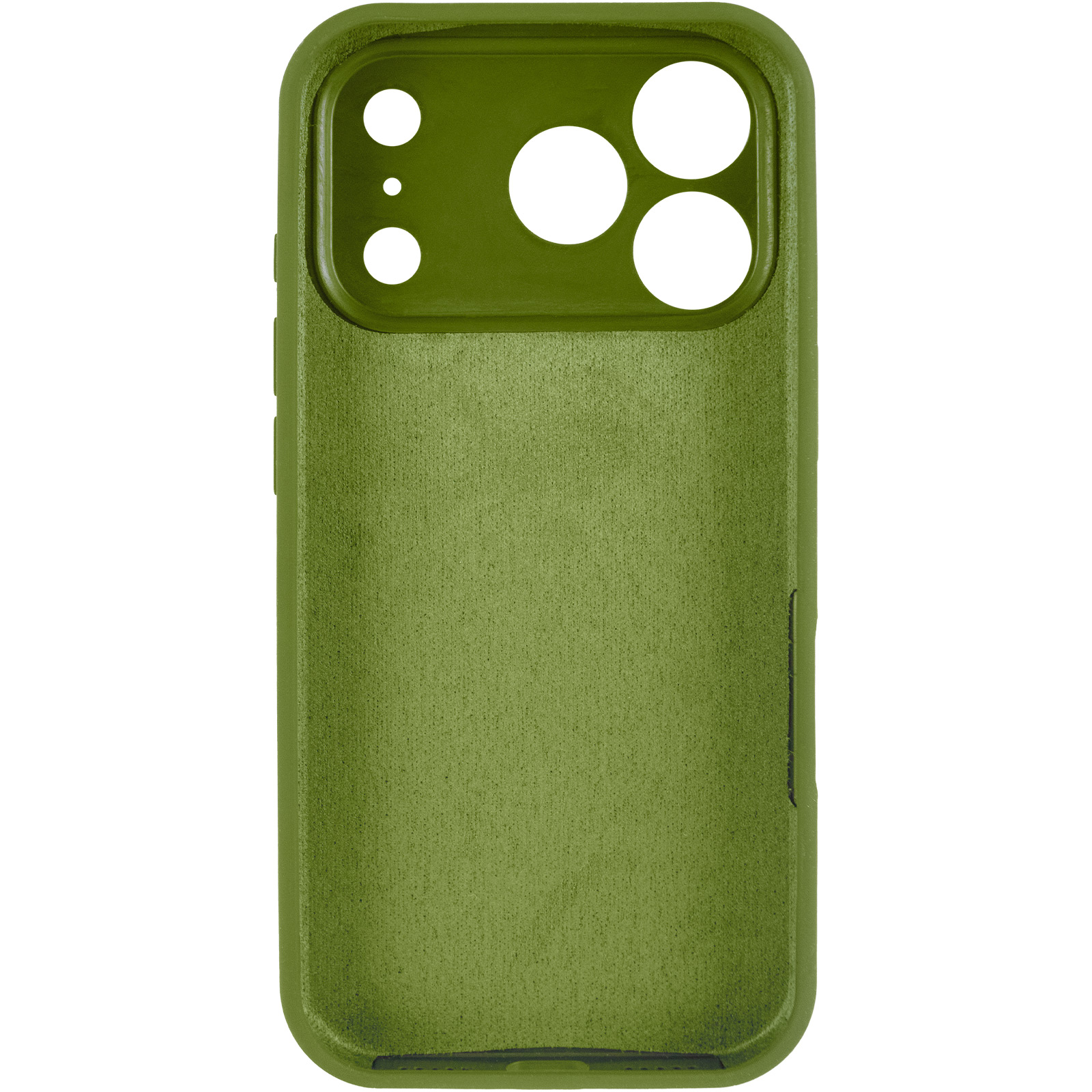 Чехол Silk Full Camera Protective (AA) NO LOGO для Apple iPhone 17 Pro Max / 18 Pro Max (6.9"), Зеленый / Dark Olive 2, Силикон, купить оптом с доставкой