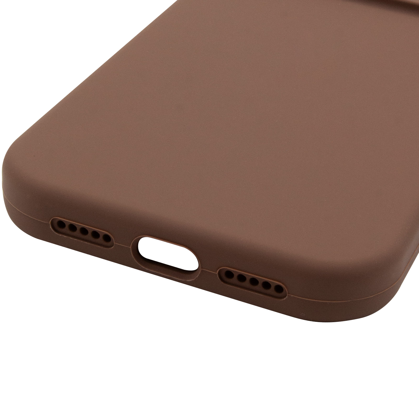 Чехол Silk Full Camera Protective (AA) NO LOGO для Apple iPhone 17 Pro Max / 18 Pro Max (6.9"), Коричневый / Brown 4, Силикон, купить оптом с доставкой
