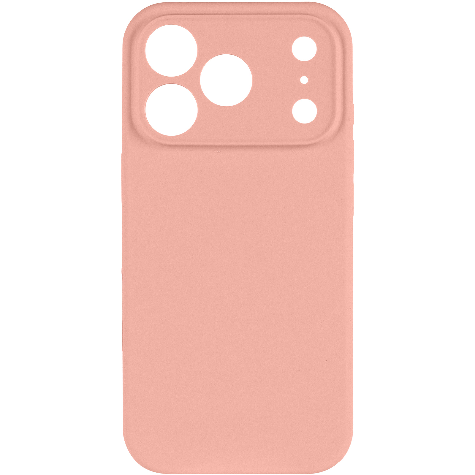 Чехол Silk Full Camera Protective (AA) NO LOGO для Apple iPhone 17 Pro Max / 18 Pro Max (6.9"), Персиковый / Peach 1, Силикон, купить оптом с доставкой