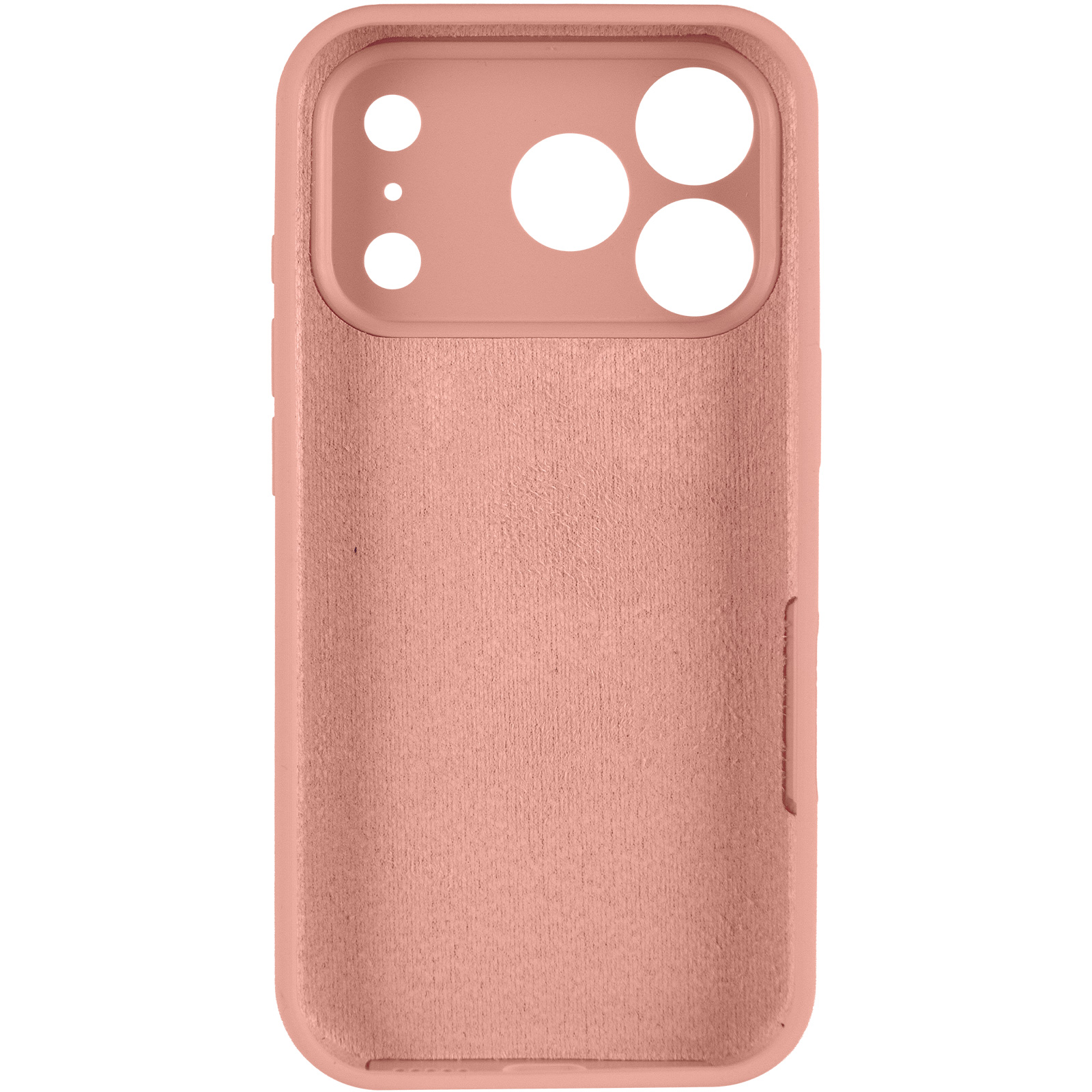 Чехол Silk Full Camera Protective (AA) NO LOGO для Apple iPhone 17 Pro Max / 18 Pro Max (6.9"), Персиковый / Peach 2, Силикон, купить оптом с доставкой