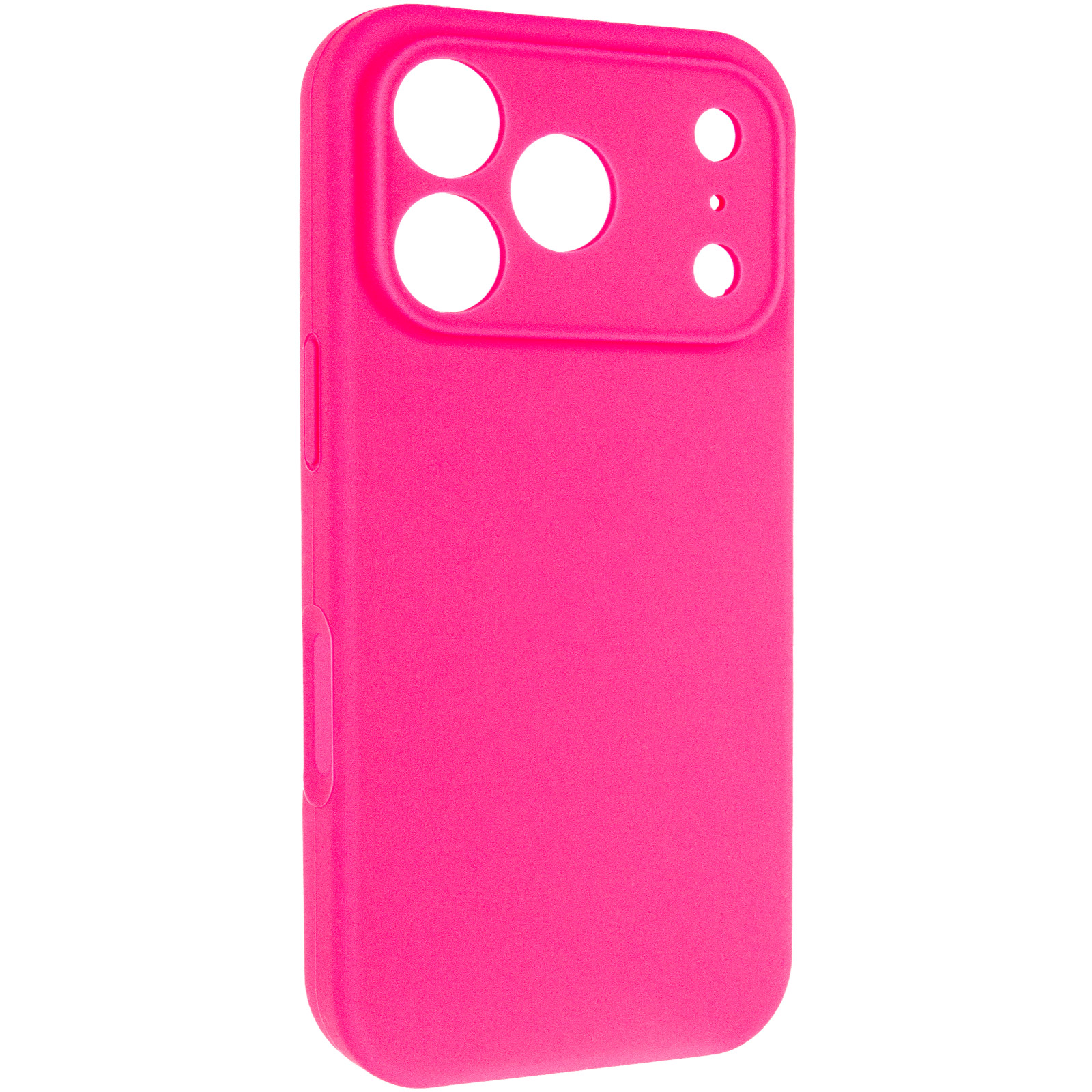 Чехол Silk Full Camera Protective (AA) NO LOGO для Apple iPhone 17 Pro Max / 18 Pro Max (6.9"), Розовый / Barbie pink, Силикон, купить оптом с доставкой