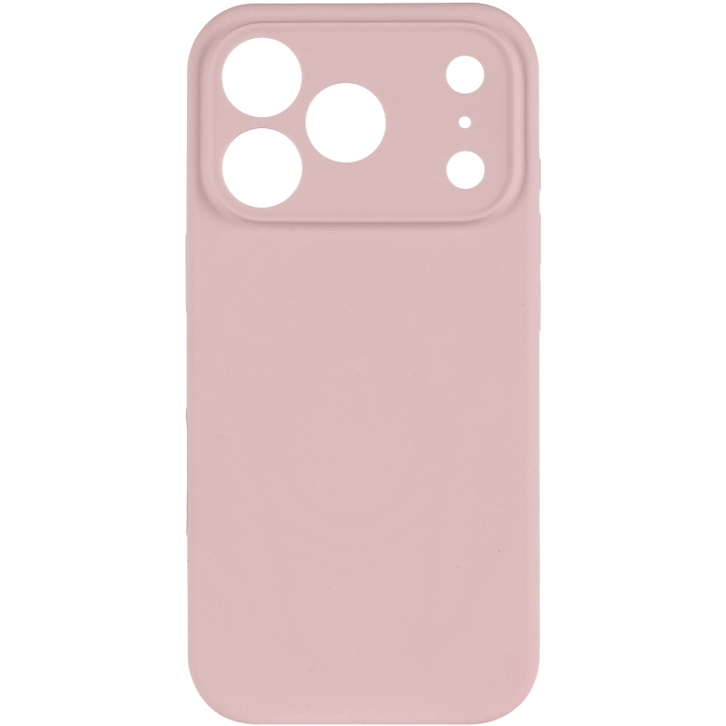 Чехол Silk Full Camera Protective (AA) NO LOGO для Apple iPhone 17 Pro Max / 18 Pro Max (6.9"), Розовый / Chalk Pink 1, Силикон, купить оптом с доставкой