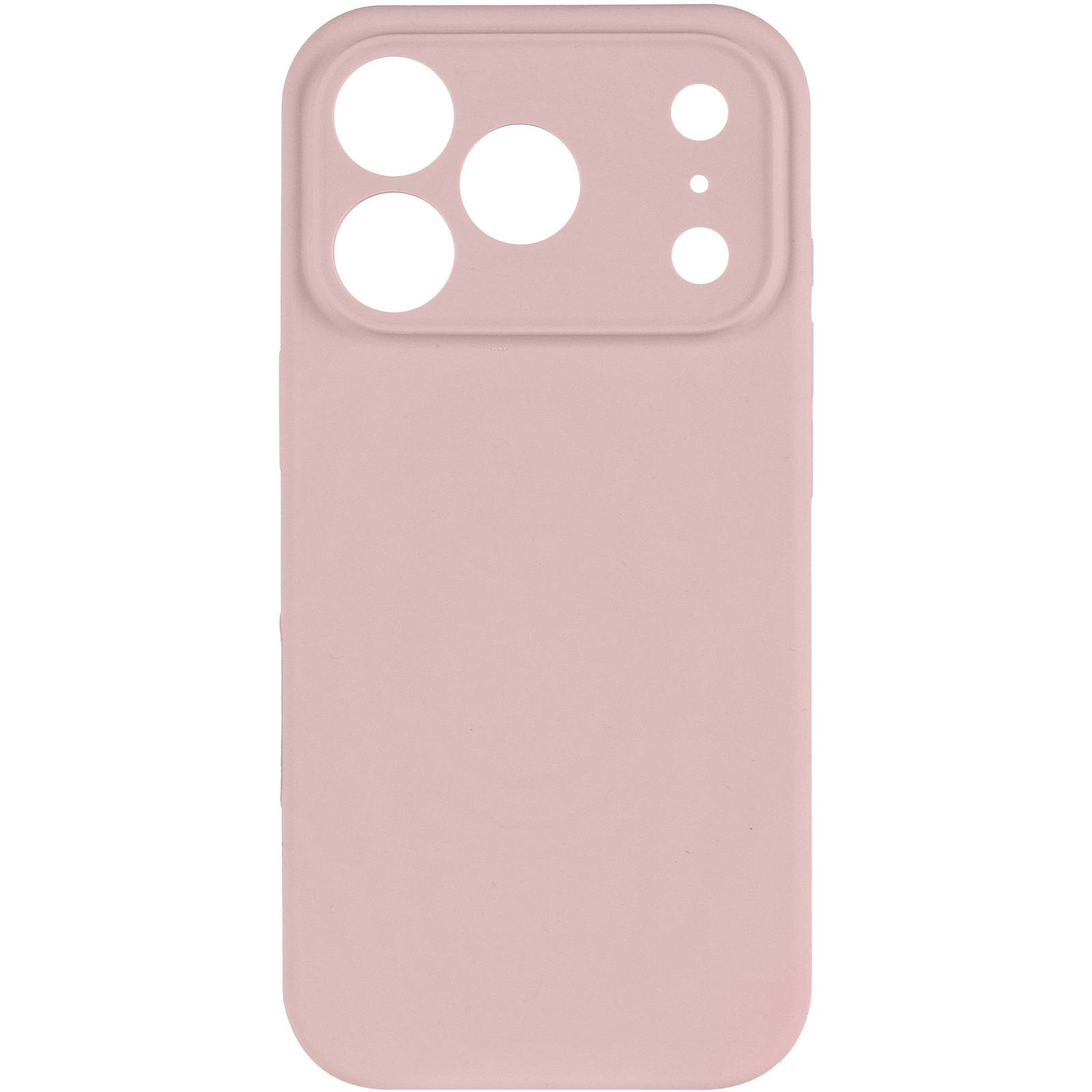 Чехол Silk Full Camera Protective (AA) NO LOGO для Apple iPhone 17 Pro Max / 18 Pro Max (6.9"), Розовый / Chalk Pink 1, Силикон, купить оптом с доставкой