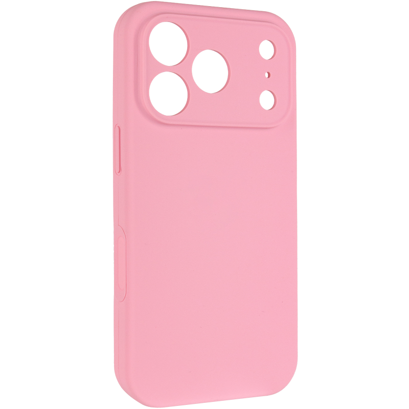 Чехол Silk Full Camera Protective (AA) NO LOGO для Apple iPhone 17 Pro Max / 18 Pro Max (6.9"), Розовый / Light pink, Силикон, купить оптом с доставкой