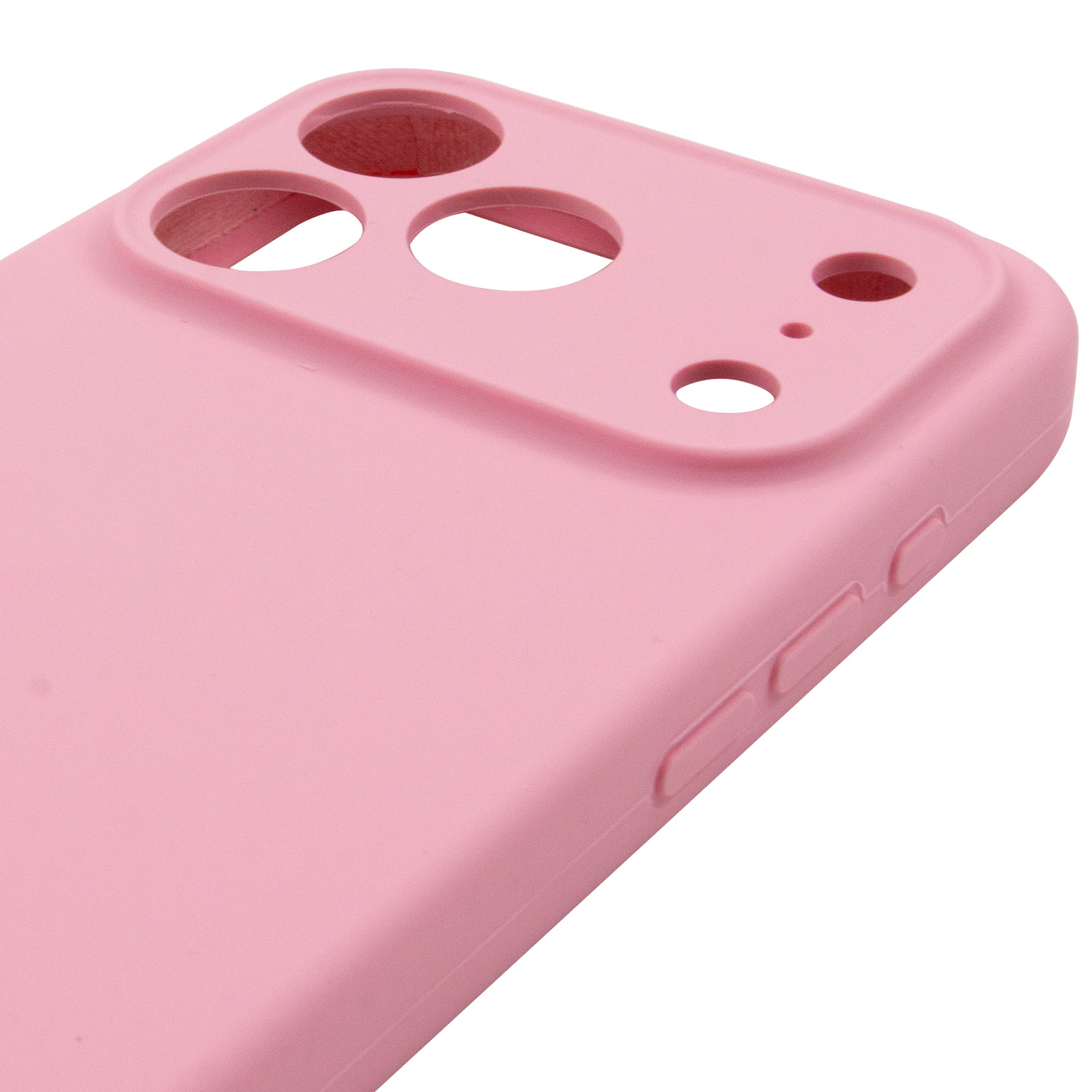 Чехол Silk Full Camera Protective (AA) NO LOGO для Apple iPhone 17 Pro Max / 18 Pro Max (6.9"), Розовый / Light pink 3, Силикон, купить оптом с доставкой