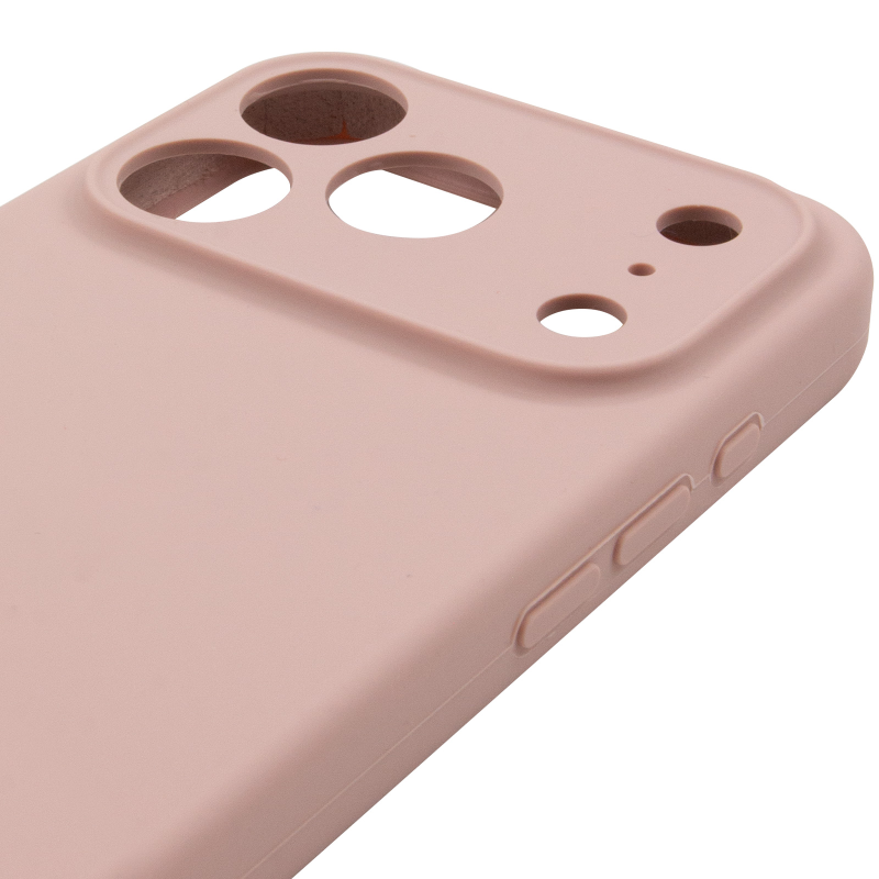 Чехол Silk Full Camera Protective (AA) NO LOGO для Apple iPhone 17 Pro Max / 18 Pro Max (6.9"), Розовый / Pink Sand 3, Силикон, купить оптом с доставкой