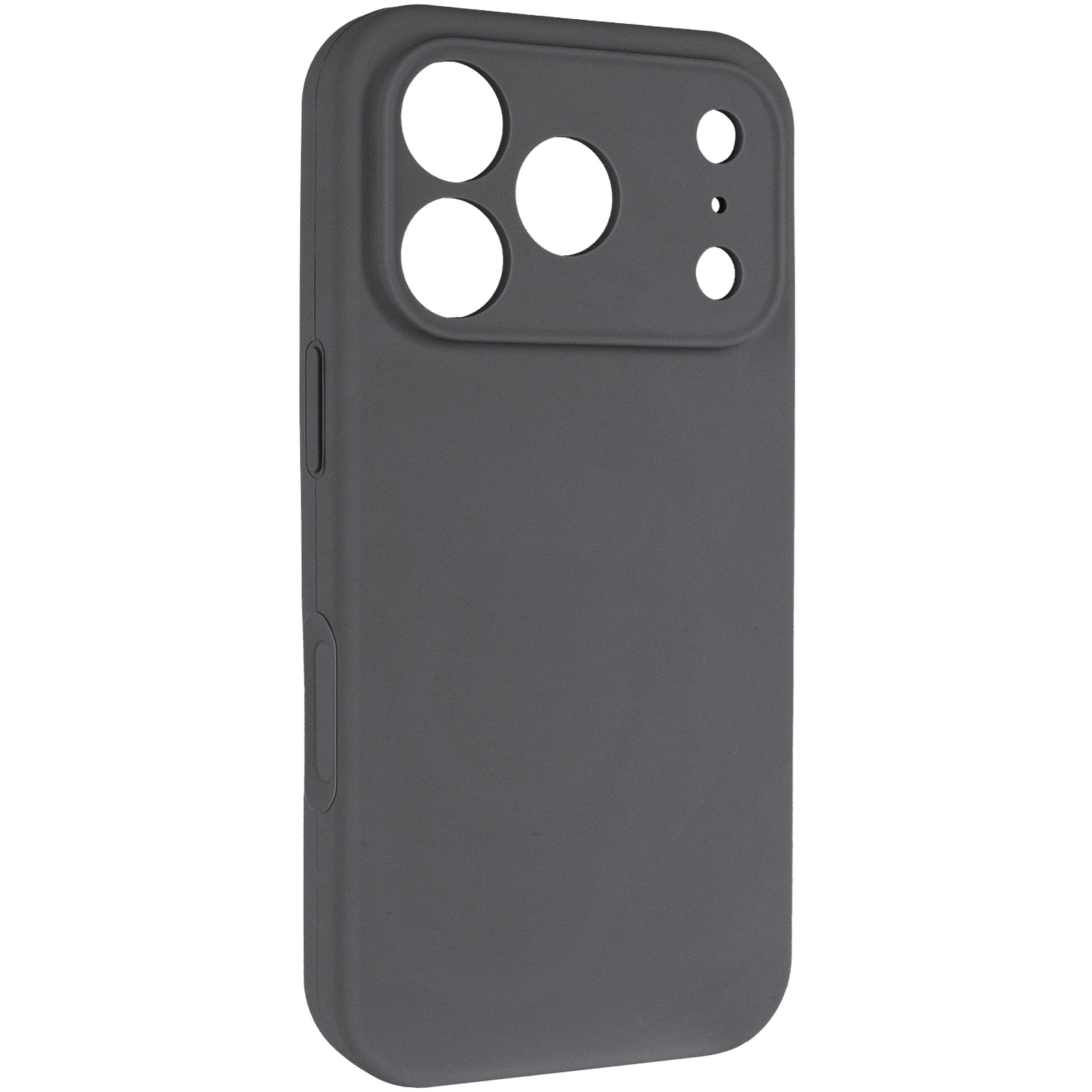 Чехол Silk Full Camera Protective (AA) NO LOGO для Apple iPhone 17 Pro Max / 18 Pro Max (6.9"), Серый / Dark Gray, Силикон, купить оптом с доставкой