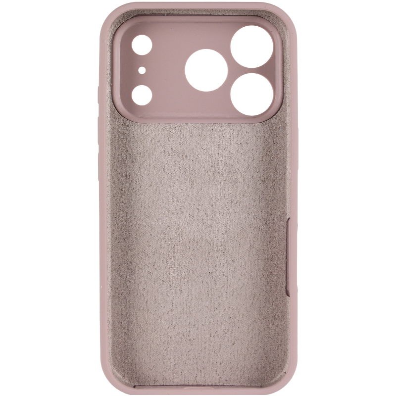 Чехол Silk Full Camera Protective (AA) NO LOGO для Apple iPhone 17 Pro Max / 18 Pro Max (6.9"), Серый / Lavender 2, Силикон, купить оптом с доставкой