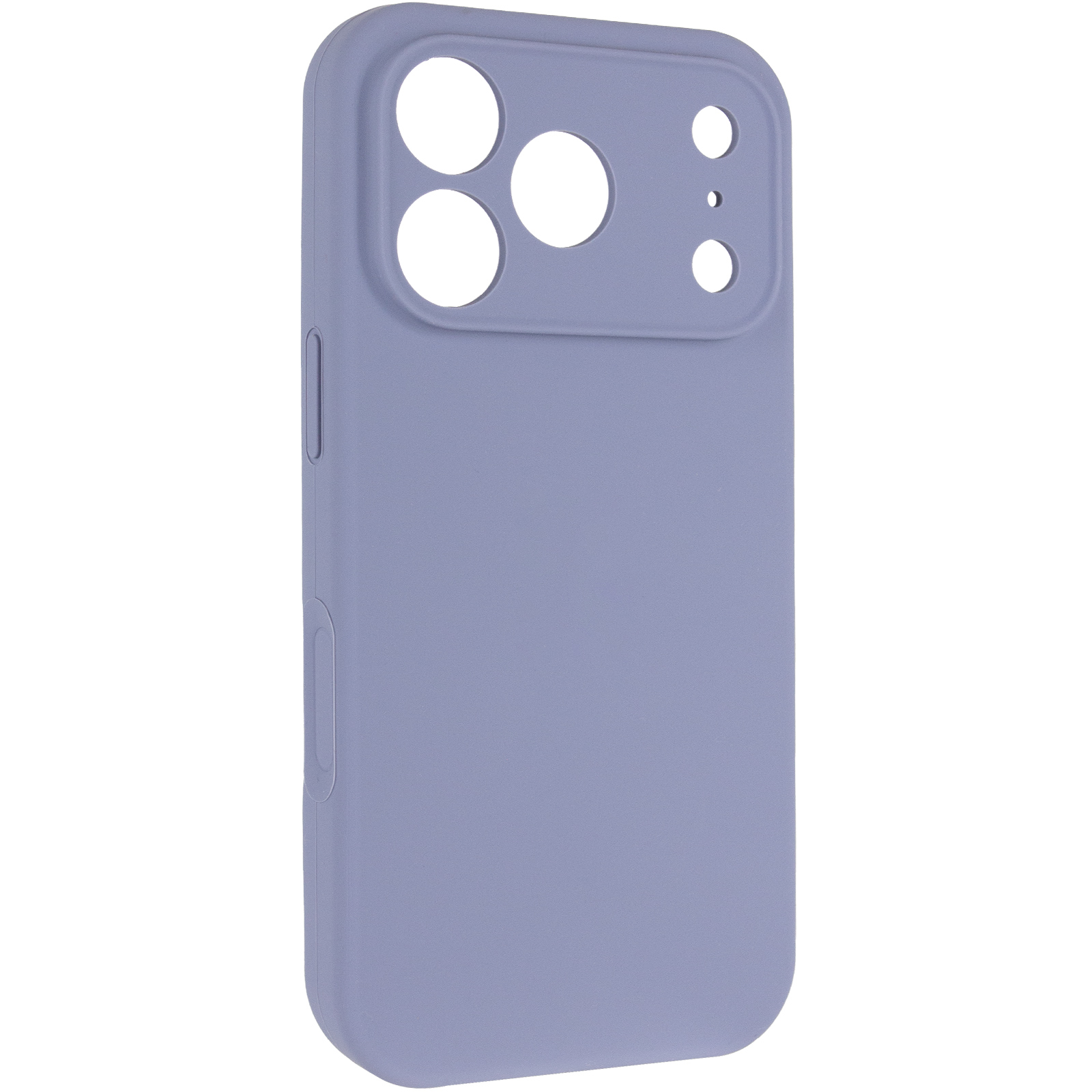 Чехол Silk Full Camera Protective (AA) NO LOGO для Apple iPhone 17 Pro Max / 18 Pro Max (6.9"), Серый / Lavender Gray, Силикон, купить оптом с доставкой