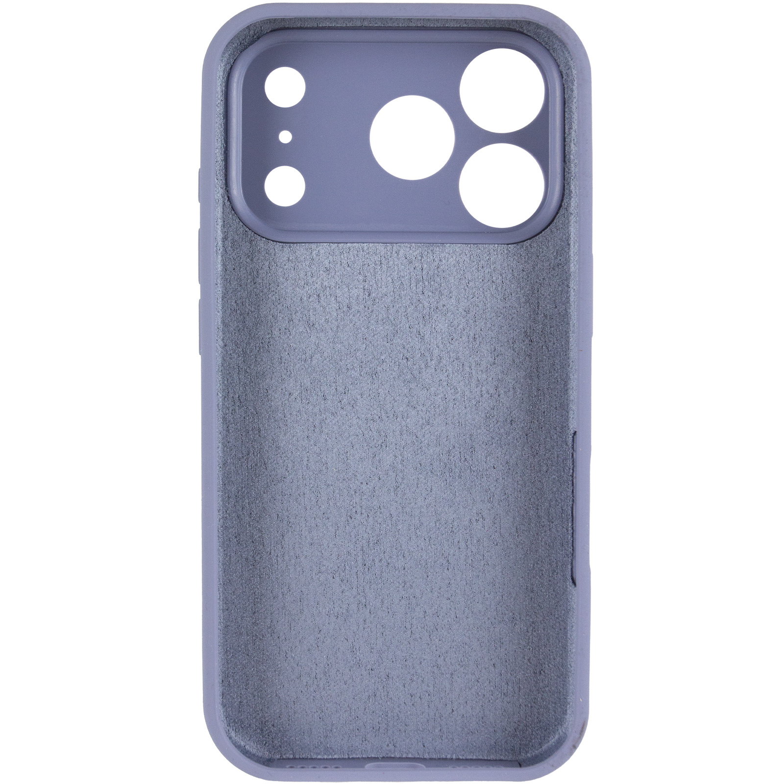 Чехол Silk Full Camera Protective (AA) NO LOGO для Apple iPhone 17 Pro Max / 18 Pro Max (6.9"), Серый / Lavender Gray 2, Силикон, купить оптом с доставкой