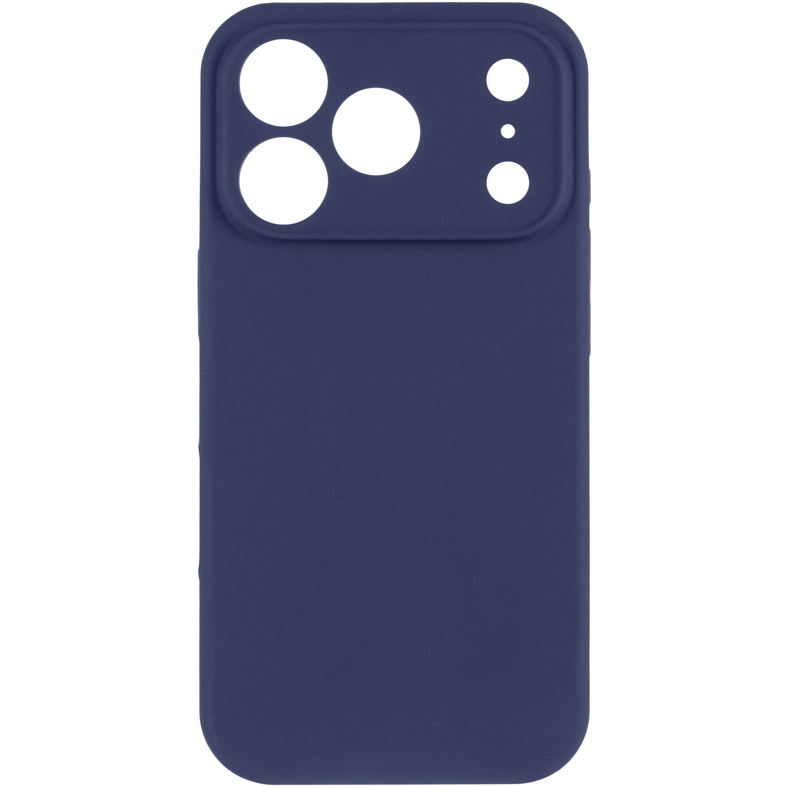 Чехол Silk Full Camera Protective (AA) NO LOGO для Apple iPhone 17 Pro Max / 18 Pro Max (6.9"), Синий / Deep navy 1, Силикон, купить оптом с доставкой