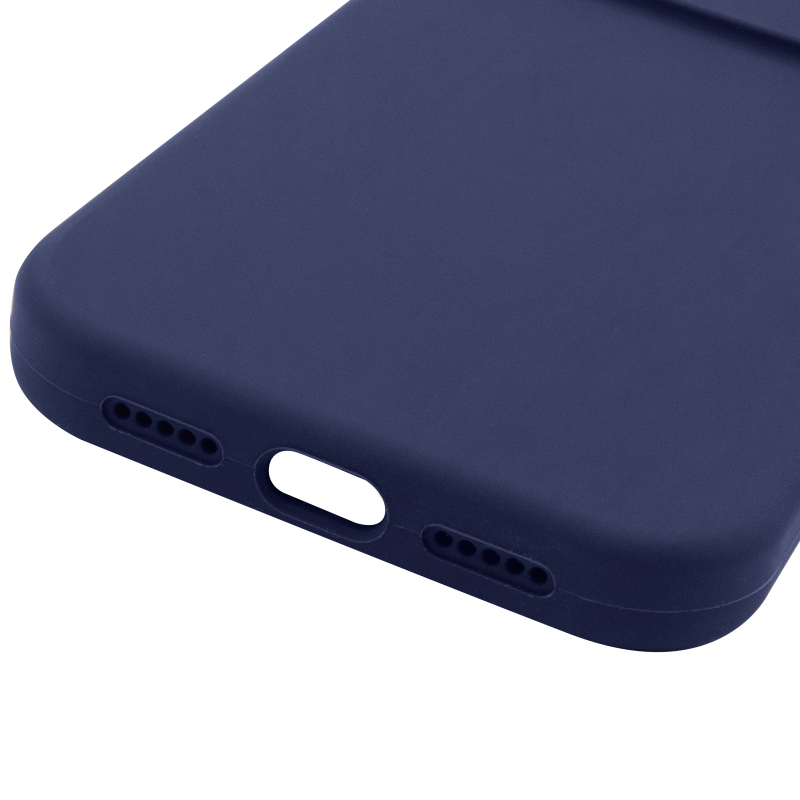 Чехол Silk Full Camera Protective (AA) NO LOGO для Apple iPhone 17 Pro Max / 18 Pro Max (6.9"), Синий / Deep navy 4, Силикон, купить оптом с доставкой