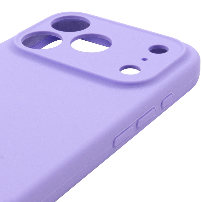 Чехол Silk Full Camera Protective (AA) NO LOGO для Apple iPhone 17 Pro Max / 18 Pro Max (6.9"), Сиреневый / Dasheen 3, Силикон, купить оптом с доставкой
