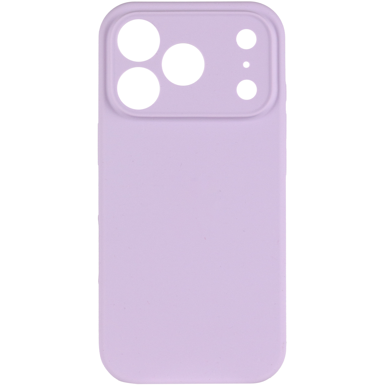 Чехол Silk Full Camera Protective (AA) NO LOGO для Apple iPhone 17 Pro Max / 18 Pro Max (6.9"), Сиреневый / Lilac 1, Силикон, купить оптом с доставкой