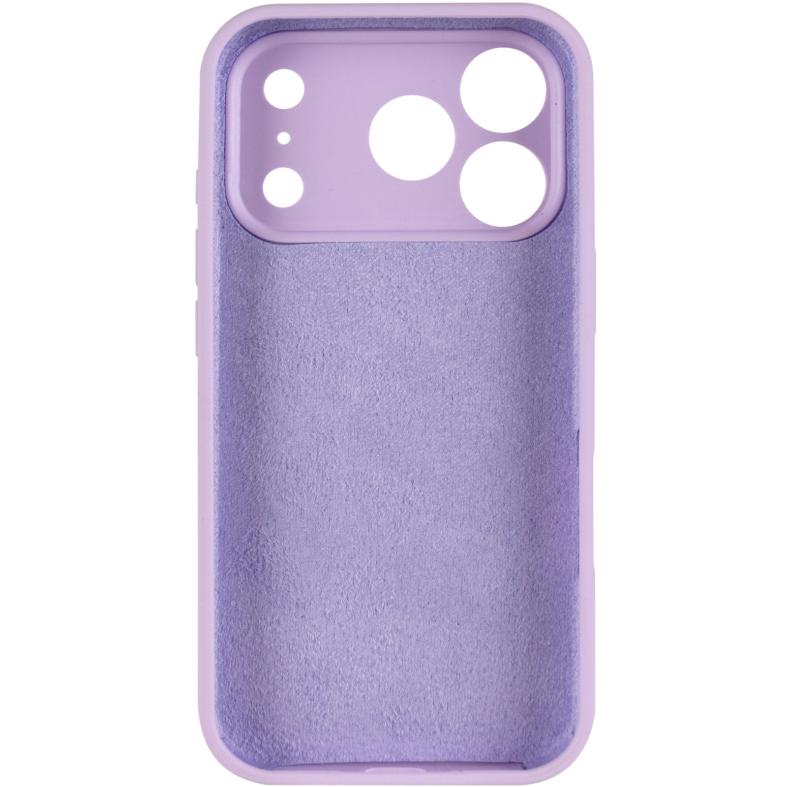 Чехол Silk Full Camera Protective (AA) NO LOGO для Apple iPhone 17 Pro Max / 18 Pro Max (6.9"), Сиреневый / Lilac 2, Силикон, купить оптом с доставкой